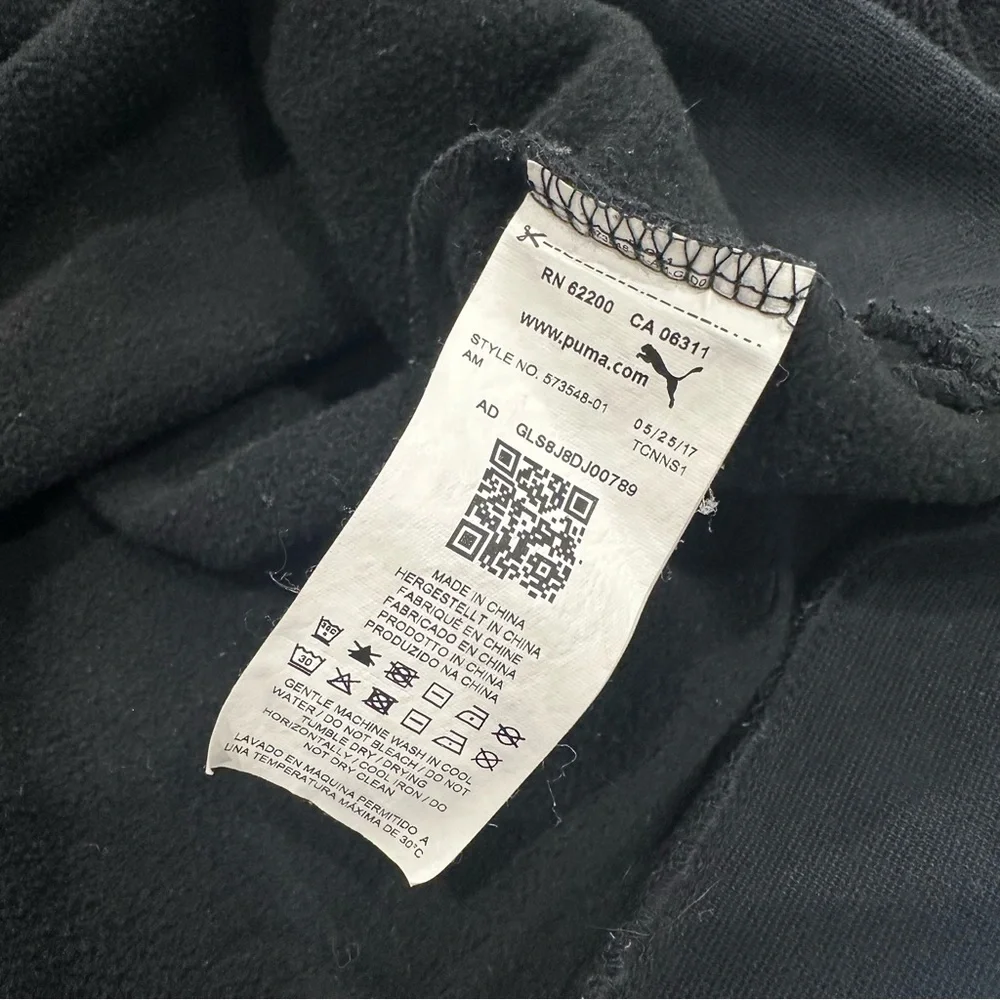 Puma Black Sweatshirt Hoodie - Picture 8 of 8